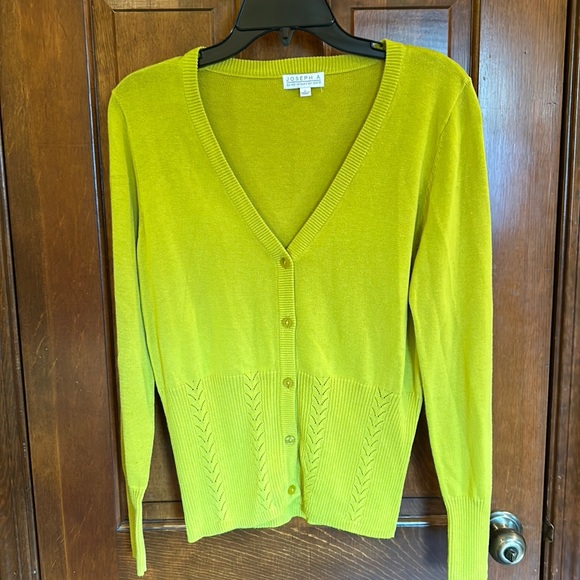 Joseph A Sweaters Lime Green Cardigan Poshmark